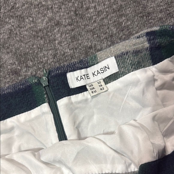 Green and Blue Mini Pencil Skirt for Casual Wear - Picture 2 of 7